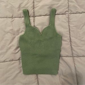 [SOLD] Abercrombie & Fitch Corset Sweater Tank Top